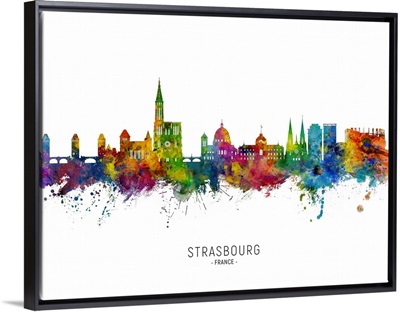 Strasbourg France Skyline
