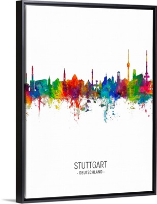 Stuttgart Germany Skyline