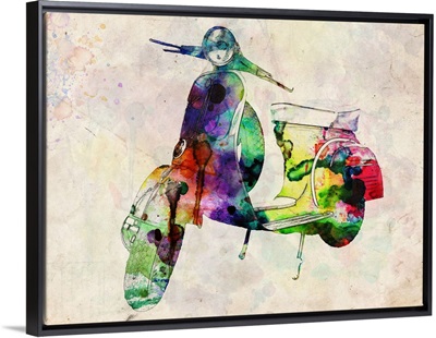 Vespa Scooter Urban Art