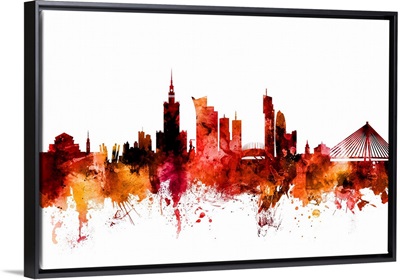 Warsaw Poland Skyline