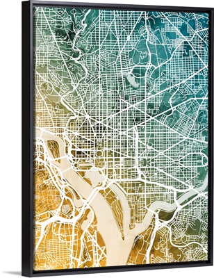 Washington DC Street Map