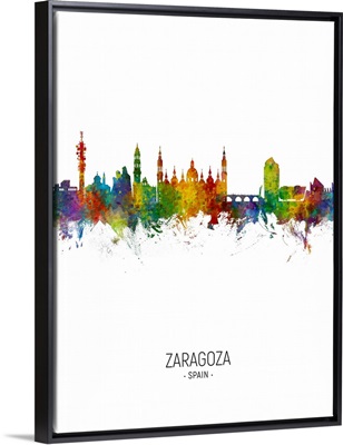 Zaragoza Spain Skyline