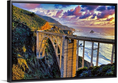 Big Sur Sunset Bixby Bridge