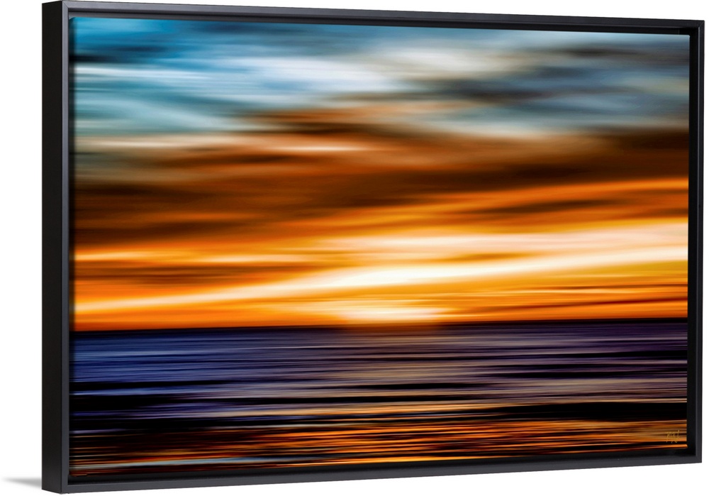 One can imagine sitting on the beach and seeing this spectacular sunset in Carmel-by-the-Sea, California. Michael Lynberg'...