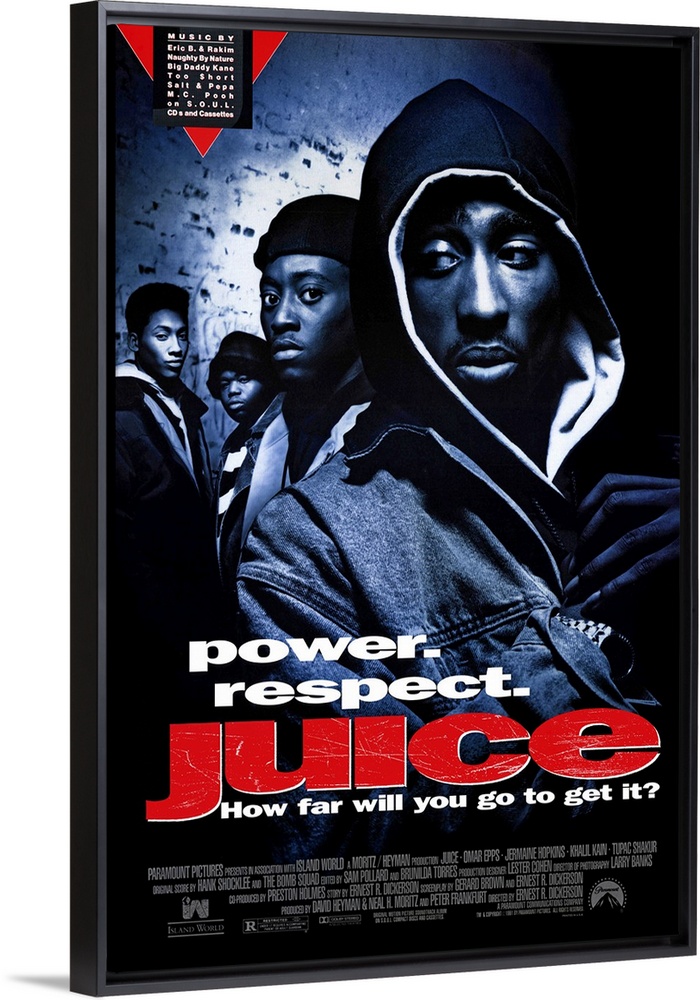 Day-to-day street life of four Harlem youths as they try to earn respect (juice) in their neighborhood. Q, an aspiring dee...
