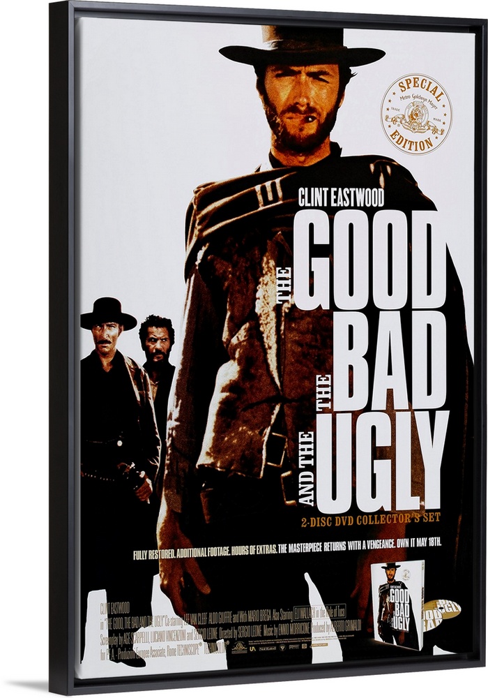 Leone's grandiloquent, shambling tribute to the American Western. Set during the Civil War, it follows the seemingly endle...