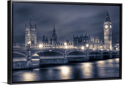 The Houses of Parliament at Night