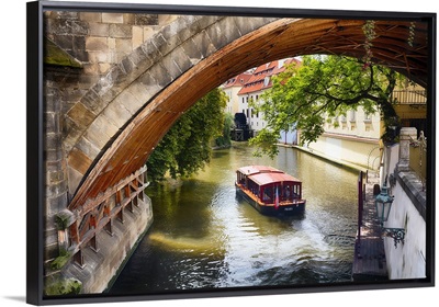 Boating on the Canal in Prague