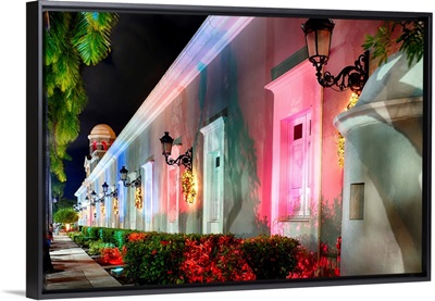 La Princesa Building During Holidays, San Juan, Puerto Rico
