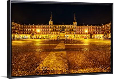 Midnight on Plaza Mayor Madrid