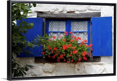 The blue shutters