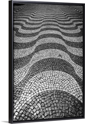 Wave Patterned Cobblestones, Lisbon, Portugal