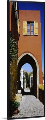 Archway of a house, Rhodes, Greece
