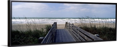 Boardwalk on the beach, Nokomis, Sarasota County, Florida,