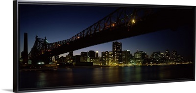 Bridge across a river, Queensboro Bridge, East River, Manhattan, New York City, New York State