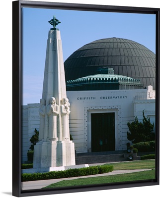Entrance of an observatory, Griffith Park Observatory, City of Los Angeles, California