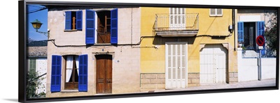 Facade of a building, Majorca, Spain