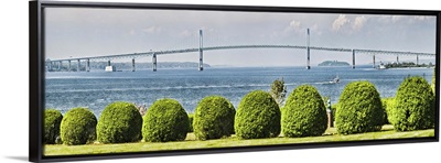 Fort Adams State Park, Harbor, Claiborne Pell Bridge, Newport, Rhode Island