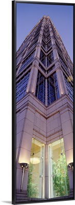 Low angle view of a skyscraper, Chicago, Illinois