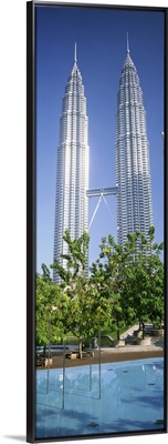 Malaysia, Kuala Lumpur, View of Petronas Twin Towers