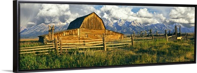 Sunrise over the Moulton Barn, Grand Teton National Park, Wyoming
