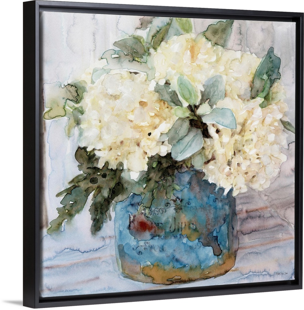 Country Basket Of Blooms I