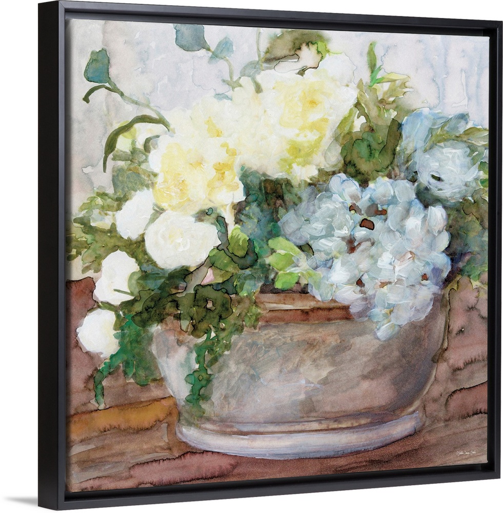 Country Basket Of Blooms II