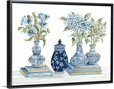 Delft Blue Floral I