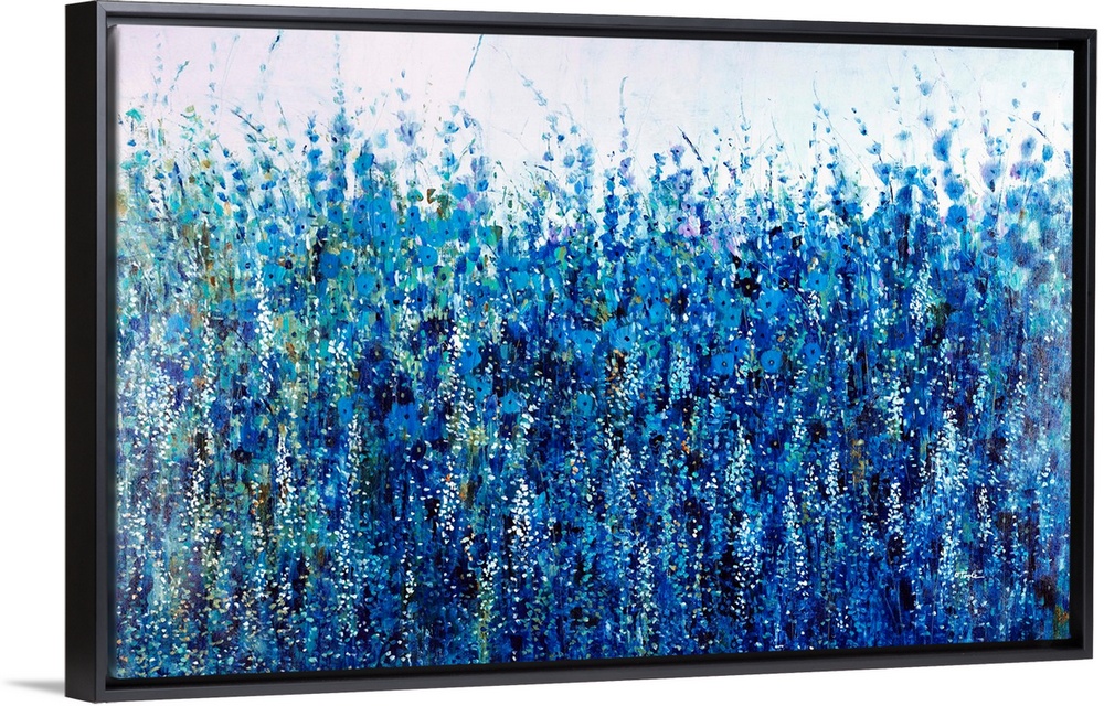 Mix of Blue Wildflowers