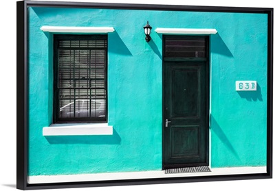 Colorful Houses - Sixty Three Coral Green