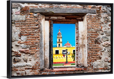 Courtyard of a Church in Puebla