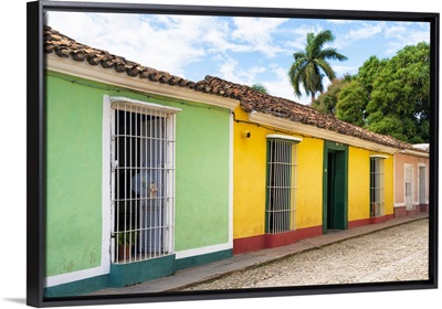 Cuba Fuerte Collection - Colorful Street Scene in Trinidad