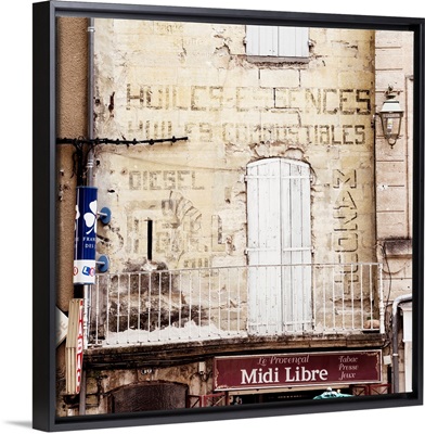 France Provence Square Collection - Provencal French Facade