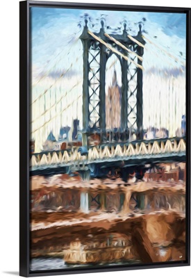 Manhattan Bridge V, Oil Painting Series
