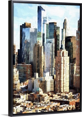 Manhattan Buildings, NYC Painting Series