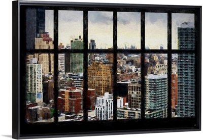 New York View from the Window, NYC Painting Series
