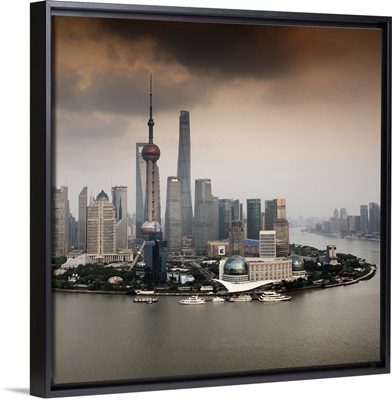 Shanghai Skyline with Oriental Pearl Tower