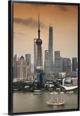 Shanghai Skyline with Oriental Pearl Tower