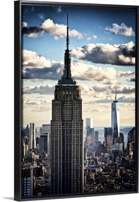 The Empire State Building and One World Trade.
