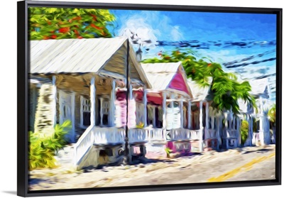 The Pink House, Oil Painting Series