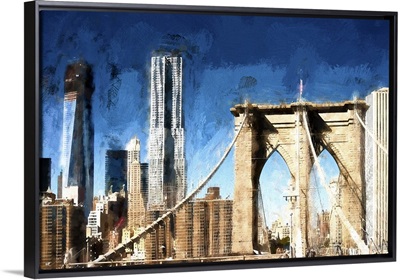 Towers City Bridge, NYC Painting Series