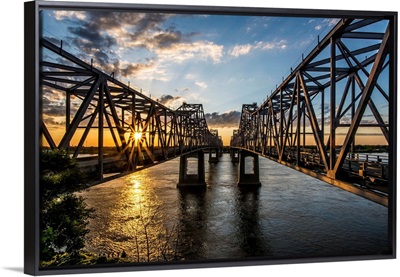 Sunset Between the Spans