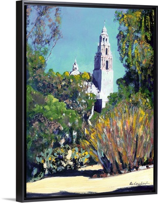 Cactus Garden California Tower in Balboa Park