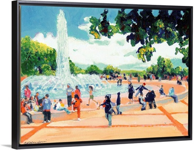 Fountain in Balboa Park San Diego