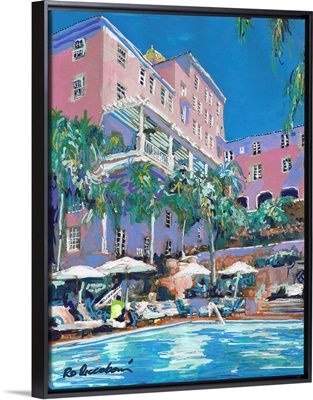 Poolside at La Valencia Hotel La Jolla