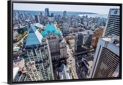 Aerial View Of Downtown Vancouver, British Columbia, Canada