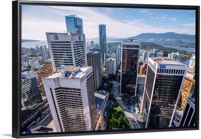 Aerial View Of Downtown Vancouver, British Columbia, Canada