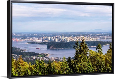 Aerial View Of Vancouver, British Columbia, Canada