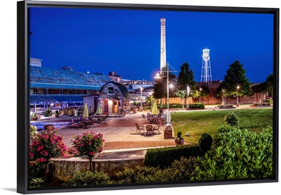 American Tobacco Campus At Night, Durham, North Carolina