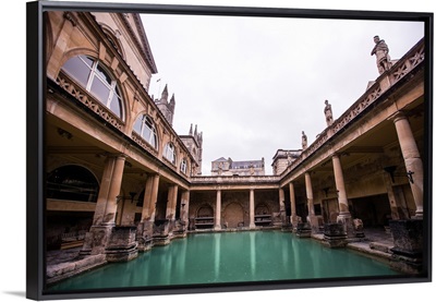 Ancient Roman Bath, Bath, England, UK